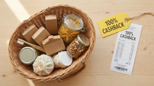 cashback aktionsprodukte Cashback-Aktionsprodukte im Einkaufskorb mit 100 Prozent Erstattung
