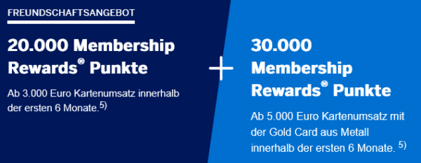 detail 11 Amex Gold Freundschaftsangebot: 20.000 plus 30.000 Membership Rewards Punkte
