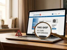 Fake-Shop erkennen: Klimaanlagen-Shop mit Lockpreis und nur Vorkasse als Warnsignal