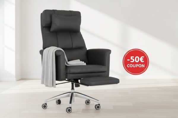 flexispot luno chefsessel FLEXISPOT Luno Chefsessel mit Fußstütze und 50 Euro Coupon
