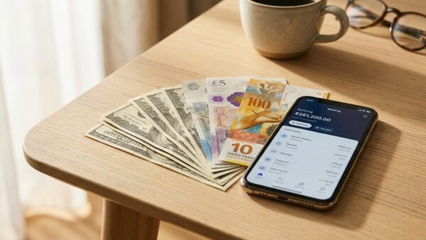 fremdwaehrungskonto Fremdwährungskonto mit Guthaben in verschiedenen Währungen