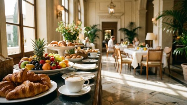 hilton mag fruehstueck Hotel-Fruehstuecksbuffet Gratis-Fruehstueck mit Hilton Gold-Status