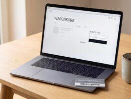 IKEA Rabattcode im Warenkorb eingeben am Laptop