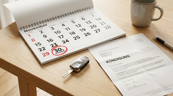 kfz wechseln frist 600x335 1 Kfz-Versicherung wechseln – Kündigungsfrist 30. November im Kalender