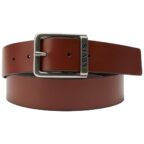 Levis Herren Gürtel Harness Buckle aus Leder braun