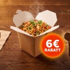 Lieferando 6 Euro Newsletter-Rabatt ab 12 Euro Mindestbestellwert