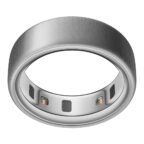 Oura Ring 4 Smart Ring Gebürstetes Silber