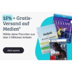 reBuy 15 Prozent Rabatt auf Medien Aktion