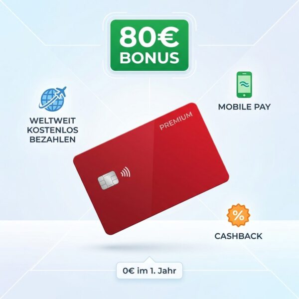 Santander BestCard Smart Vorteile 80 Euro Bonus