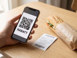 Subway Gutscheine als QR-Code in der App und als Papier-Coupon