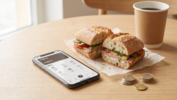 subway gutscheine rewards Subway Rewards Punktestand in der App neben einem Sandwich und MĂĽnzen