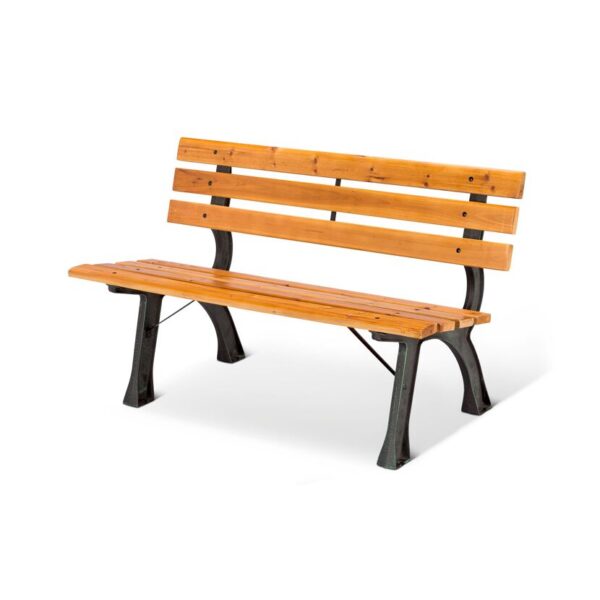 toom Gartenbank Gisela 3-Sitzer Nadelholz Stahl 150 cm