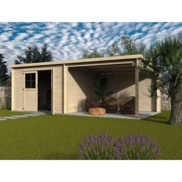 toom gartenhaus eden toom Gartenhaus Eden Fichte Pultdach mit Doppeltür