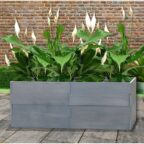 Hochbeet Jana grau 160 x 80 x 60 cm Faserzement toom