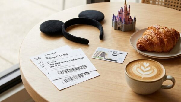 travelcircus disneyland pakete Travelcircus Disneyland Paket Inhalt mit Tickets, Hotel-SchlĂĽsselkarte und FrĂĽhstĂĽck
