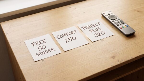 waipu tv senderliste pakete waipu.tv Senderliste: Free 50, Comfort 250, Perfect Plus 320 Sender