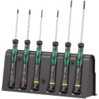 Wera Elektroniker-Schraubendrehersatz 2035/6 A 6-teilig mit Rack