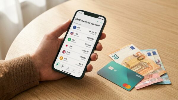 wise erfahrungen Wise Erfahrungen Multi-Währungs-Konto und Debitkarte auf dem Smartphone