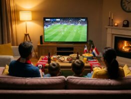 WM 2026 im Free-TV schauen – Familie vor dem Fernseher