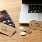 Preisvergleich YouTube Premium: App Store 16,99 Euro gegen Web-Buchung 14,99 Euro