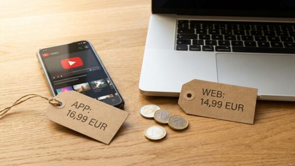youtube premium app store aufschlag Preisvergleich YouTube Premium: App Store 16,99 Euro gegen Web-Buchung 14,99 Euro