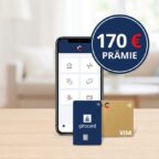 1822direkt GiroDirekt Girokonto mit 170 € Prämie, girocard mit V PAY und Visa Kreditkarte