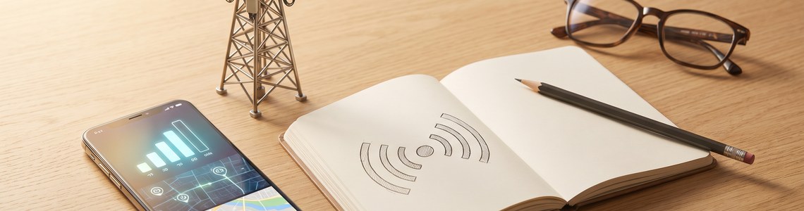 5G Netz Ratgeber 2026 Header mit Mobilfunkmast und Smartphone