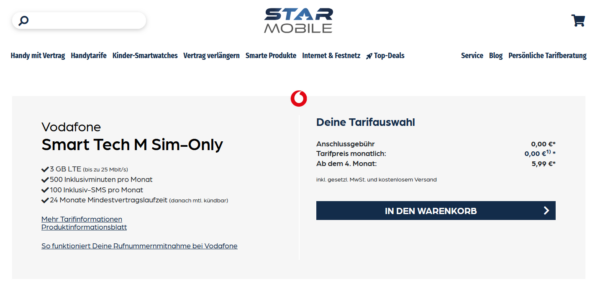 STarmobil Tarif STarmobil Tarif
