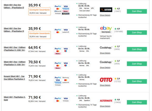 Vergleich Vergleich