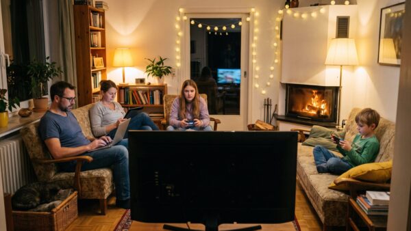 agentC gfdsl i3 Familie nutzt mehrere Geräte gleichzeitig über einen Internetanschluss