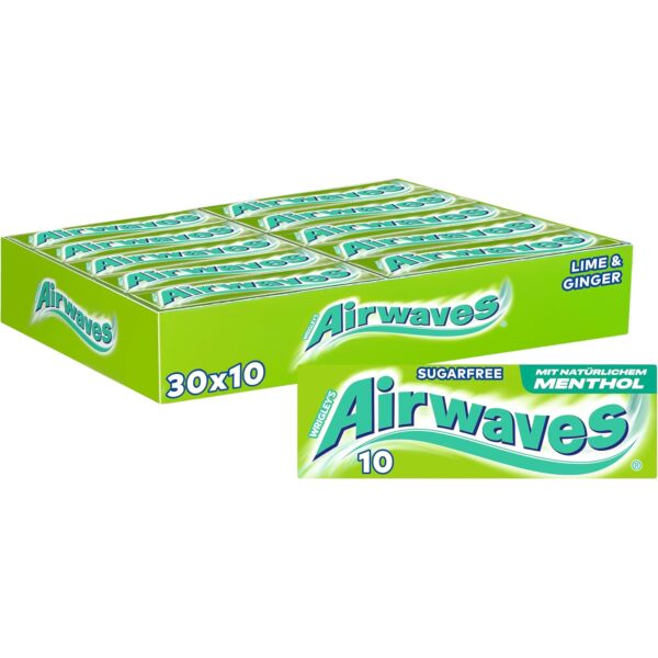 airwaves lime ginger kaugummi spar abo Airwaves Lime Ginger Kaugummi zuckerfrei, frischer Atem, 30x10 Dragees