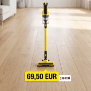 Akku-Staubsauger mit 68 kPa und 600W für 69,50€ statt 139€