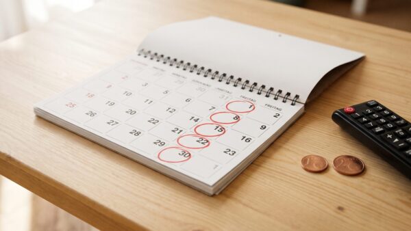 amazon 99 cent filme bild 1 Kalender mit markierten Freitagen als Rhythmus der Amazon-99-Cent-Aktion