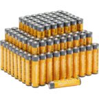 Amazon Basics AAA-Alkali-Hochleistungsbatterien, 1,5 V, 10 Jahre lagerfähig, 100 Stück