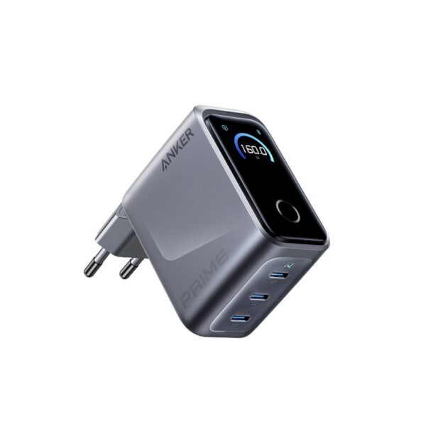 Anker Prime 160W Ladegerät mit 3 USB-C Ports und Display