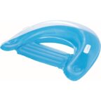 Bestway Lazy Lounge Schwimmsessel in Blau mit Getraenkehaltern und Haltegriffen