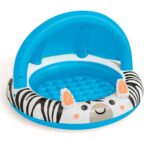 Bestway Planschbecken Kinderpool 97 x 66 cm Babypool aufblasbar mit Sonnendach