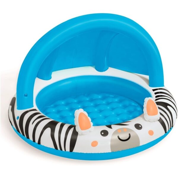 bestway planschbecken kinderpool Bestway Planschbecken Kinderpool 97 x 66 cm Babypool aufblasbar mit Sonnendach