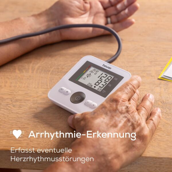beurer bm 27 arrhythmie erkennung Beurer BM 27 Arrhythmie-Erkennung auf dem Display