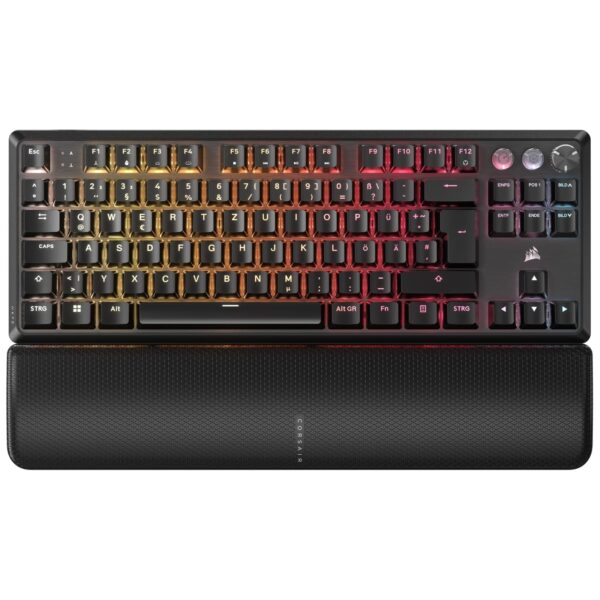 Corsair K70 PRO TKL RGB Kabelgebundene Gaming-Tastatur Schwarz QWERTZ DE
