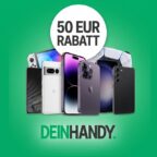 DEINHANDY 12 Jahre Geburtstagsaktion: 50 Euro Rabatt auf ausgewaehlte Smartphone-Bundles