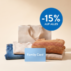 Ernsting's family 15 Prozent Rabatt auf alles mit Family Card