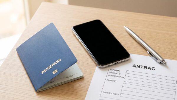 Reisepass und Smartphone für die IMEI-Registrierung in der Türkei