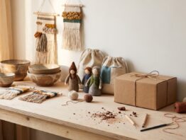 Handgefertigte Keramik und Versandpaket