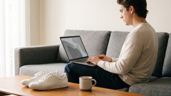 footlocker gutschein online Sneaker online bei Foot Locker bestellen am Laptop