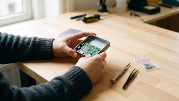 garantie gewaehrleistung nacherfuellung 1600x900 1 Defektes Elektrogerät wird auf einer Werkbank repariert als Beispiel für Nacherfüllung in der Gewährleistung