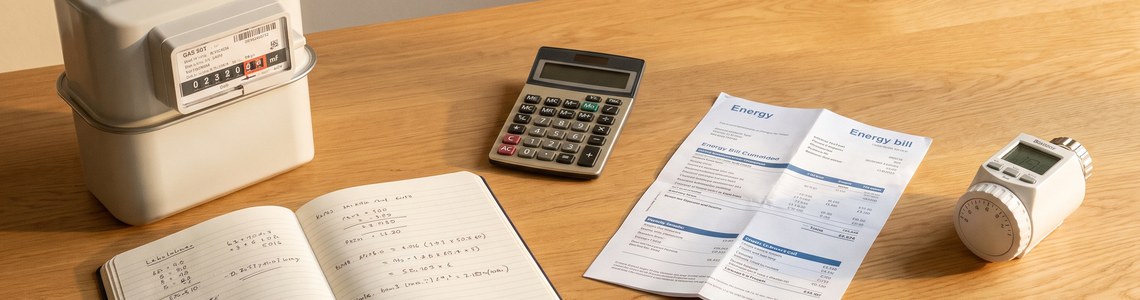 Gasverbrauch berechnen: Gaszaehler, Taschenrechner und Energieabrechnung