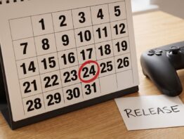 Kalender mit markiertem GTA 6 Release Termin und Controller