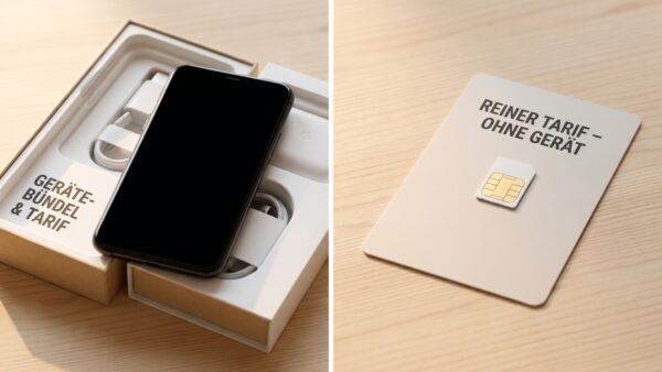 handytarif vergleich bundle Smartphone-Bundle gegen SIM-only Tarif im Kostenvergleich