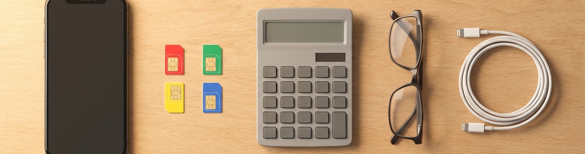 Handytarif Vergleich 2026 Uebersicht mit SIM-Karten und Taschenrechner